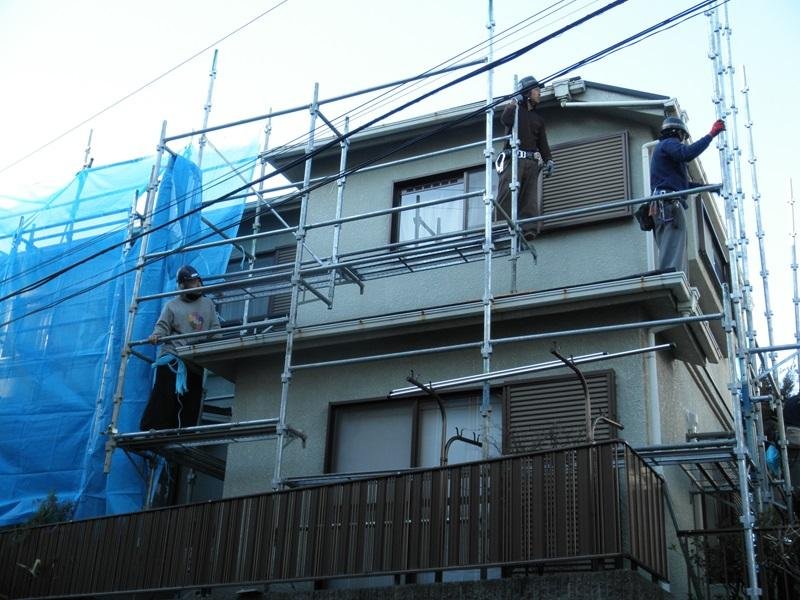 世田谷区羽根木　工事中