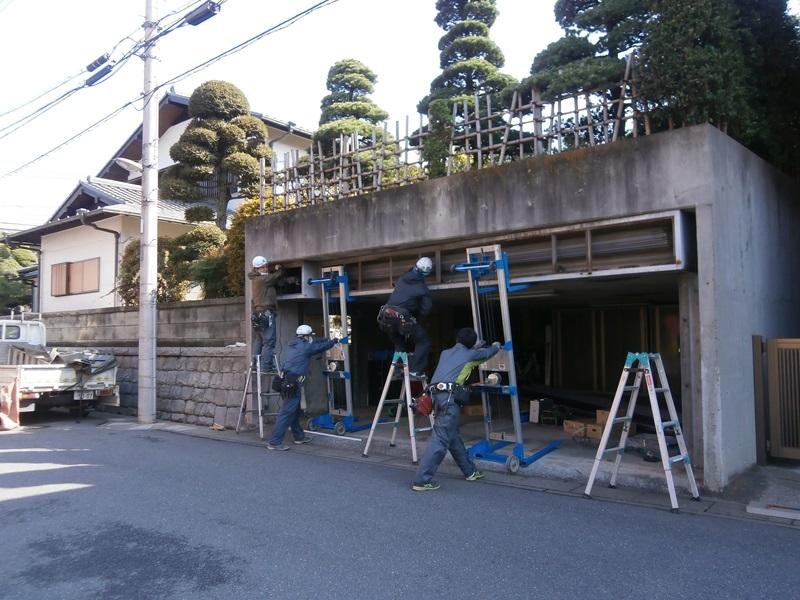 さいたま市　シャッター工事　工事前