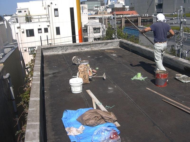 渋谷区北青山ビル　工事中